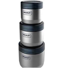 Набор контейнеров STANLEY ADVENTURE 1L/0,65L/0,41L 10-02108-002 стальной
